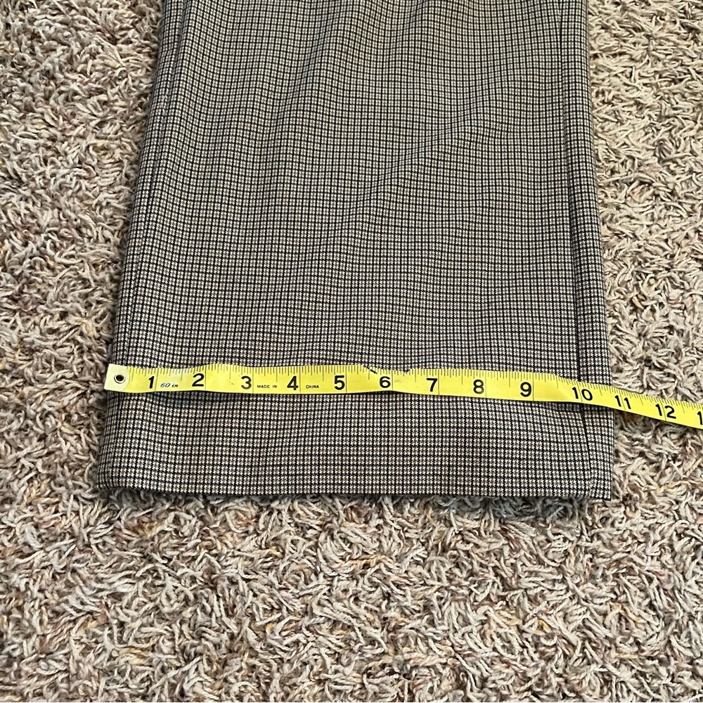 ABERCROMBIE & FITCH Curve Love A&F Sloane Tailored Wide Leg Pant in Brown Sz 6S - Picture 12 of 12